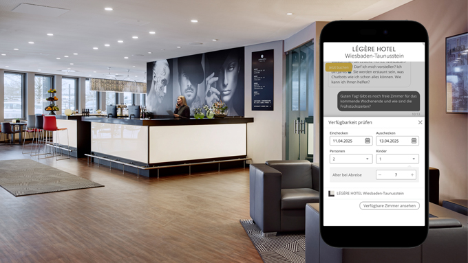 Weiterentwicklung im Bereich Digitalisierung: LÉGÈRE HOTELGROUP setzt auf KI in der Kundenkommunikation