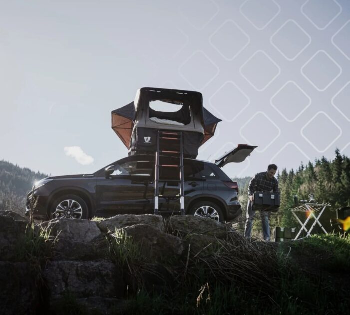 Dachzelt mieten bei trekvoss – Freiheit genießen und die Natur entdecken.