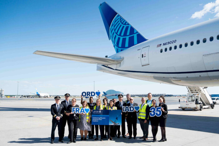 United Airlines feiert 35 Jahre Flüge zwischen Deutschland und den USA