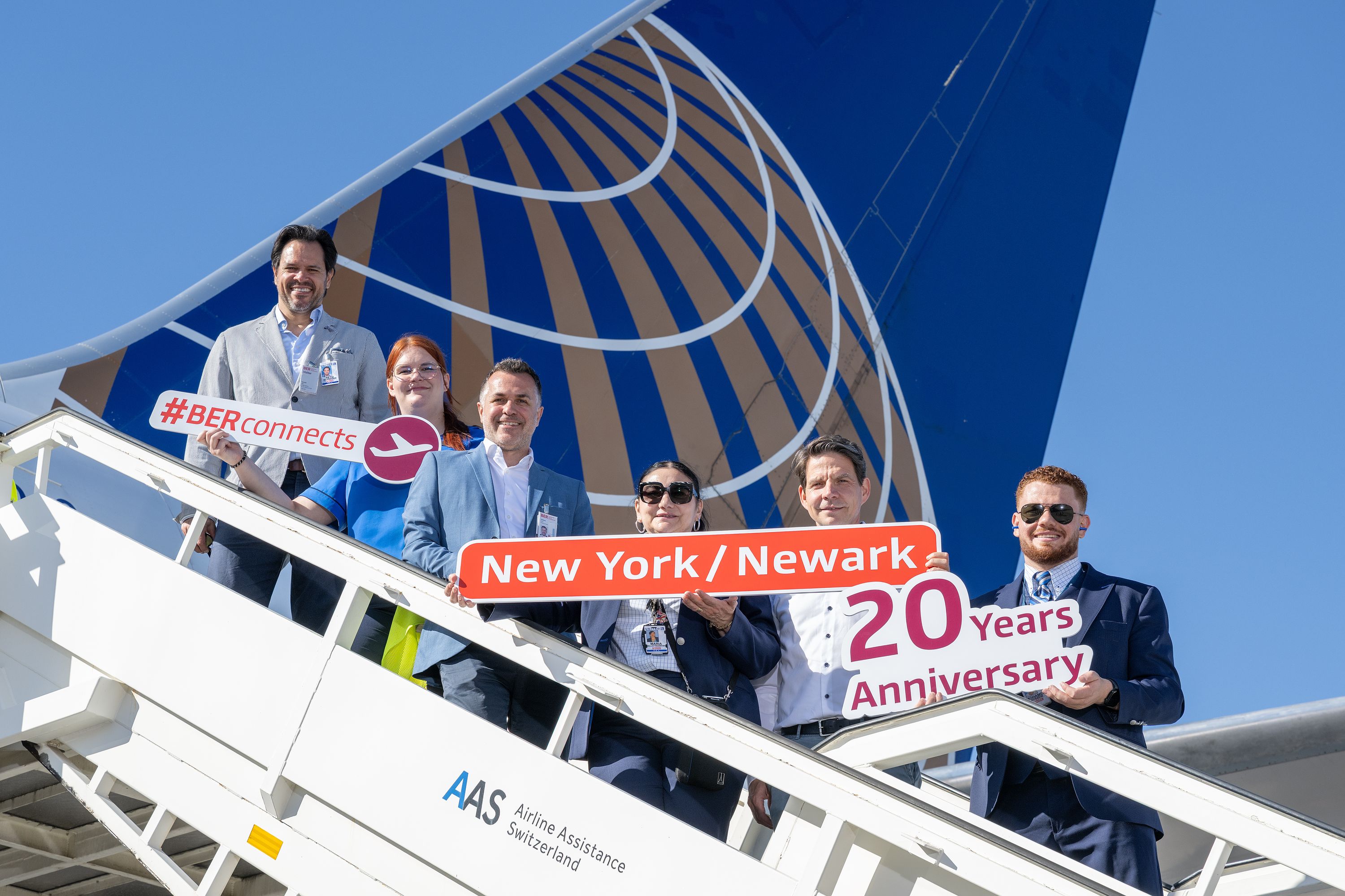 United Airlines feiert 20 Jahre Flüge zwischen Berlin und New York United Airlines feiert 20 Jahre Flüge zwischen Berlin und New York