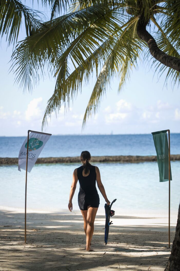 Schatzsuche unter Wasser auf Baros Maldives