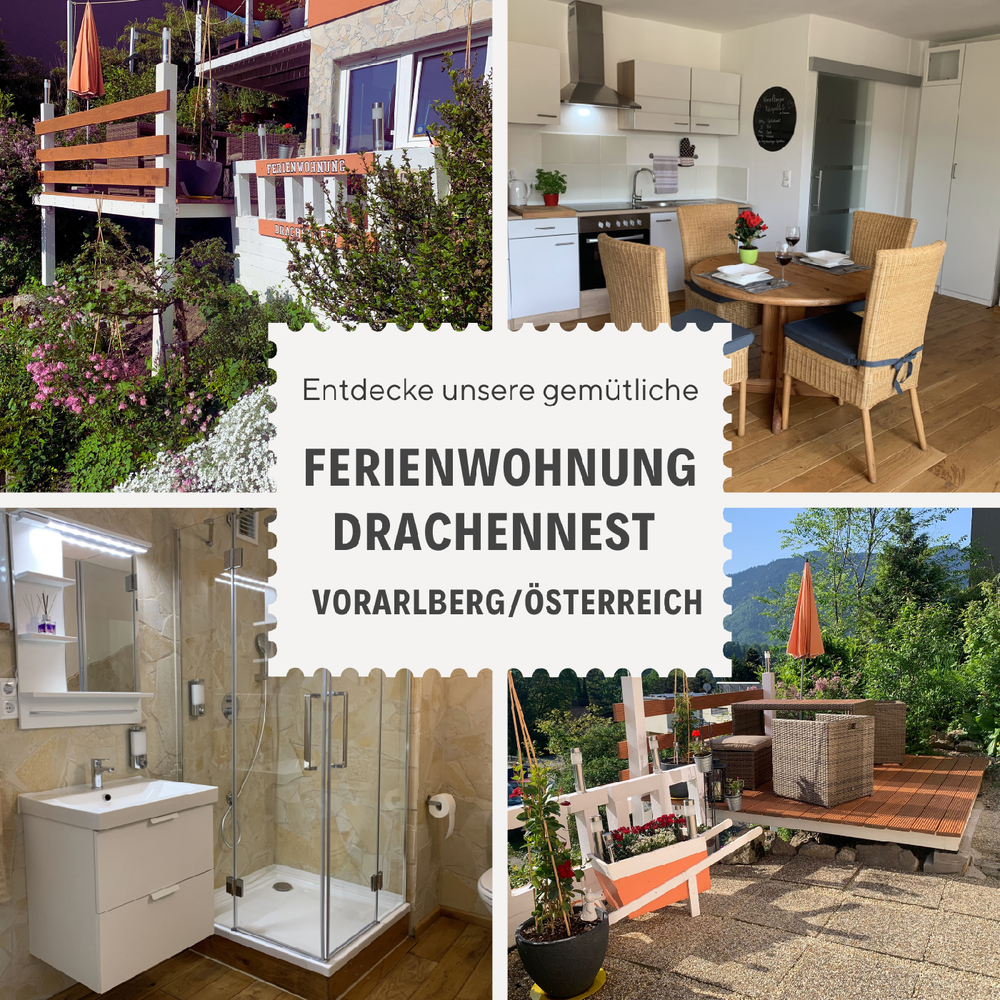 Ferienwohnung Drachennest in Vorarlberg: Idylle trifft Komfort und Grenznähe