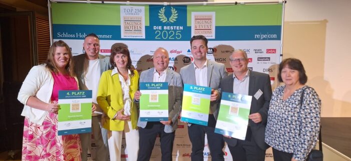 GenoHotels Baunatal und Forsbach erneut unter den besten Tagungshotels Deutschlands ausgezeichnet