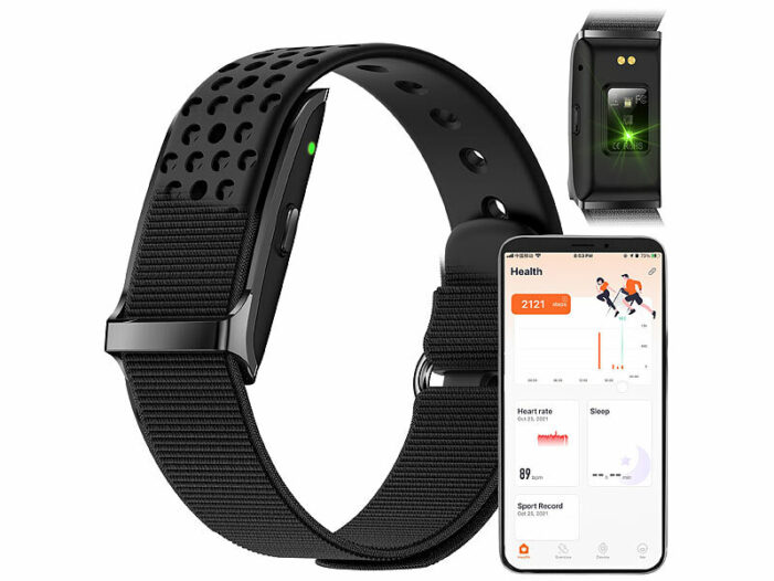 newgen medicals Smartes Fitnesstracker-Armband mit App