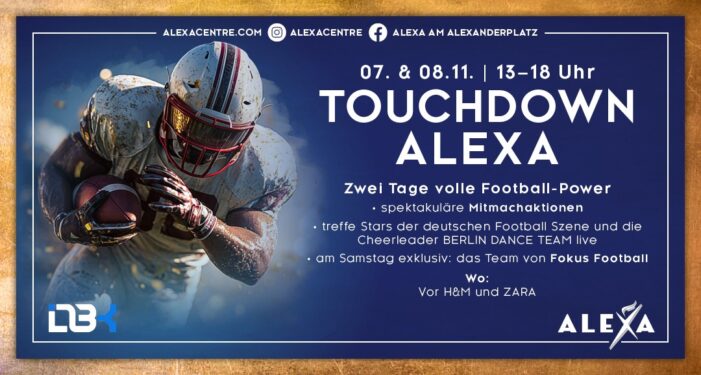 ALEXA begeistert mit American Football Event zum Mitmachen