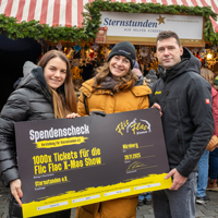 Flic Flac schenkt Sternstunden e. V. kostenlose Show für hilfsbedürftige Kinder