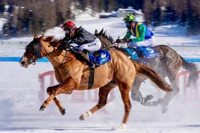 Internationale Pferderennen White Turf St. Moritz