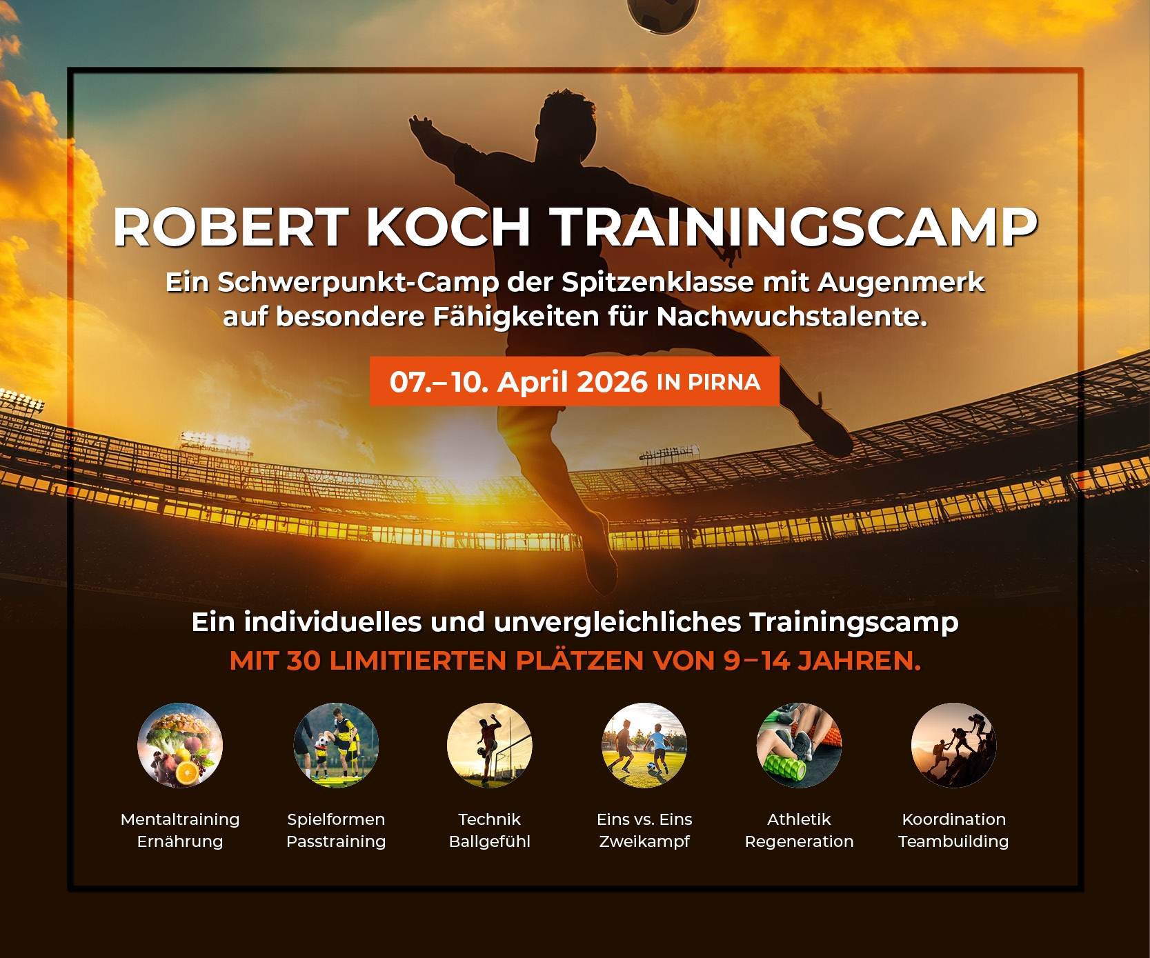 Exklusives Fußball-Trainingscamp in Pirna mit Robert Koch