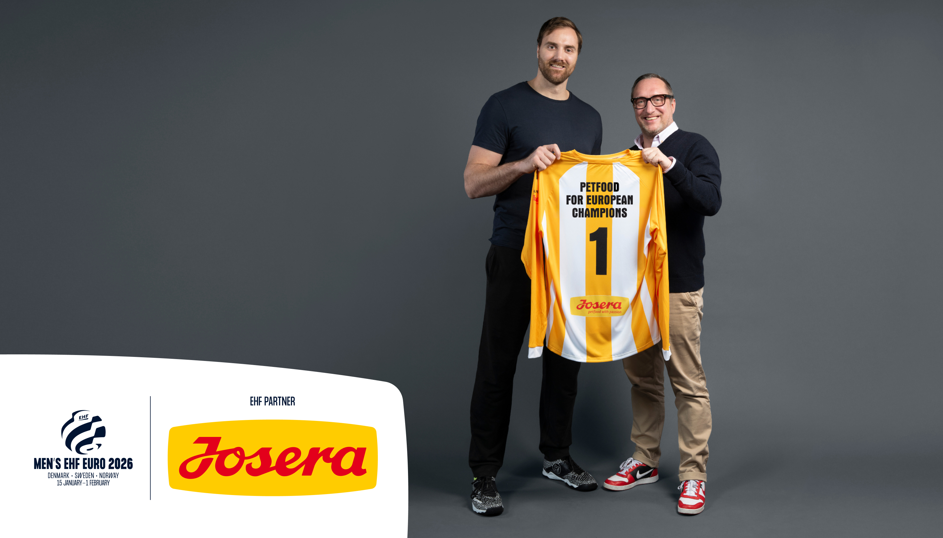 Josera Petfood ist EHF Partner der beginnenden Handball-Europameisterschaft 2026