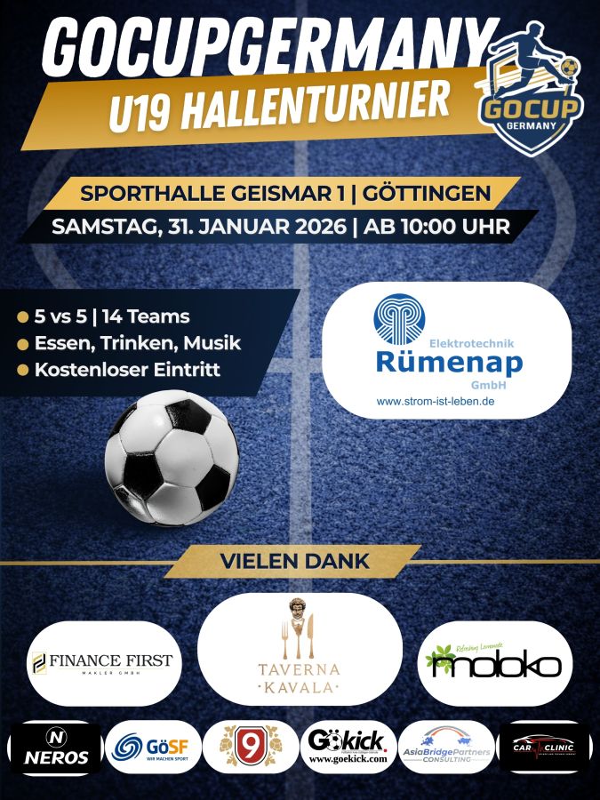 GoCupGermany 2.0 – Alle Teamplätze vergeben, Vorbereitungen abgeschlossen