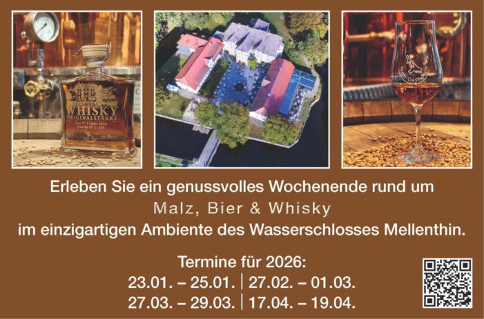 Winterzauber & Whisky-Genuss in Mellenthin auf Usedom