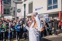 Kronplatz empfängt die Olympische Fackel