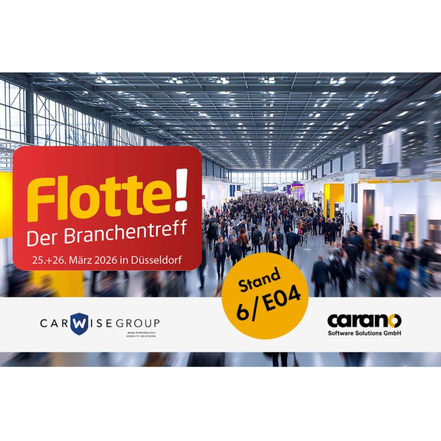 Kompetenz für den digitalen Fuhrpark: Carano präsentiert sich mit Carwise und Autodisk auf der Flotte 2026