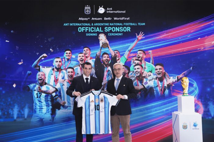 Ant International wird offizieller Sponsor der argentinischen Fußballnationalmannschaft