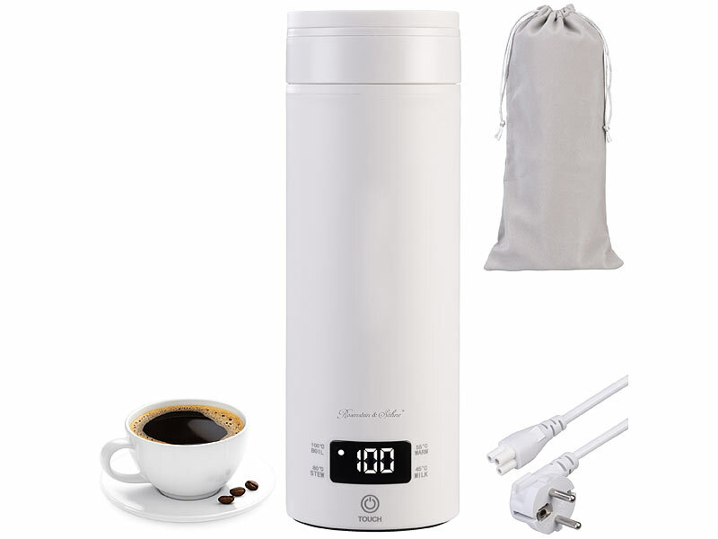 Rosenstein & Söhne Reise-Wasserkocher & Isolierkanne