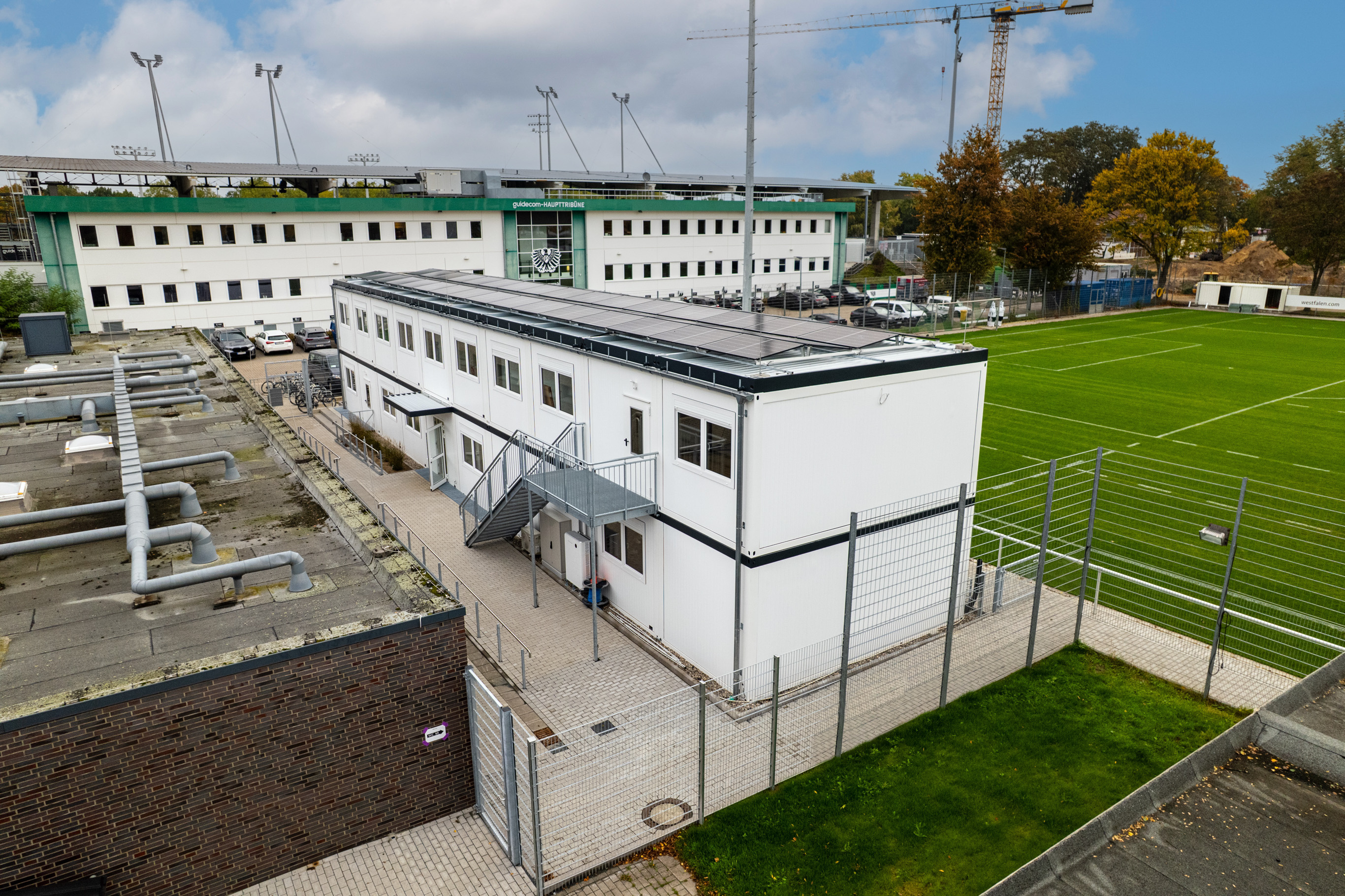 ELA Containeranlage für den SC Preußen Münster