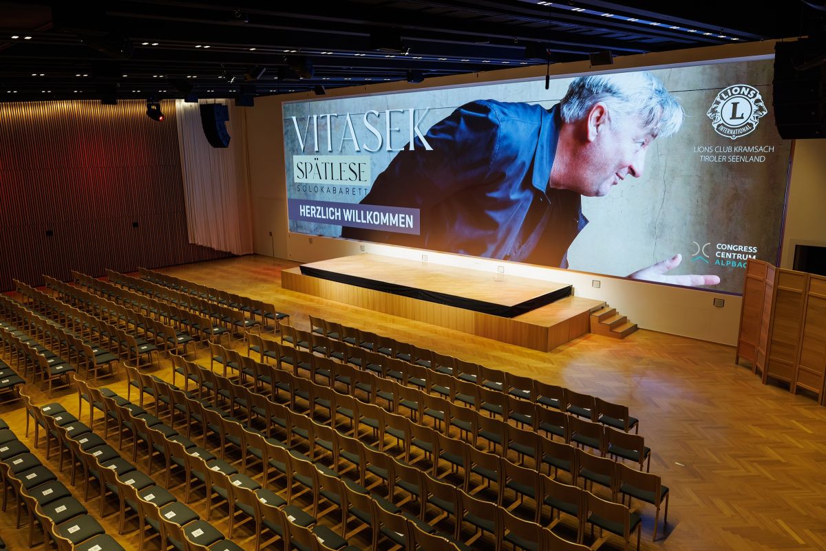 Größte fest installierte Kongress-LED-Wall Österreichs steht in Alpbach