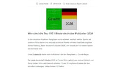 Florian Wirtz ist der beste deutsche Fußballer 2026