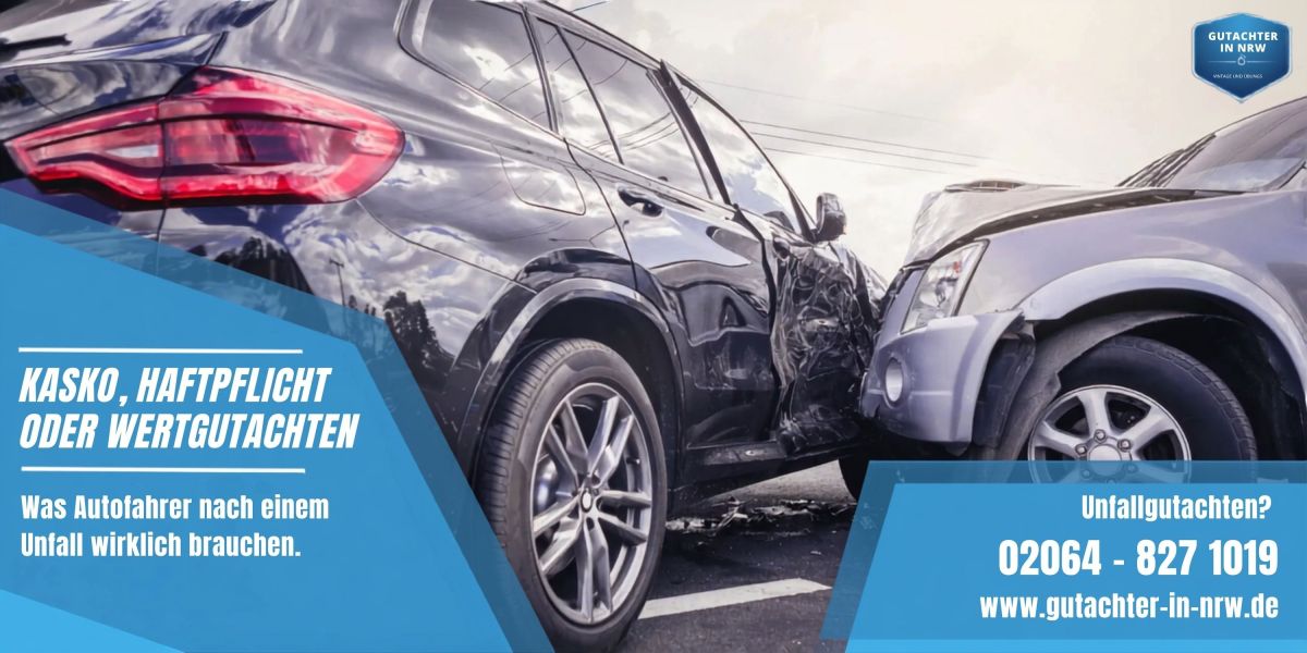 Kasko, Haftpflicht oder Wertgutachten: Was Autofahrer nach einem Unfall wirklich brauchen Kasko, Haftpflicht oder Wertgutachten: Was Autofahrer nach einem Unfall wirklich brauchen