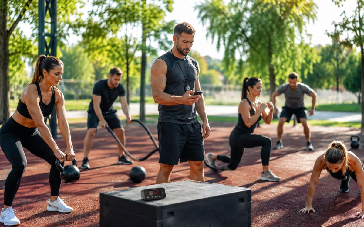 Tabata Timer statt Smartphone: So trainieren Personal Trainer professionell im Park Tabata Timer statt Smartphone: So trainieren Personal Trainer professionell im Park