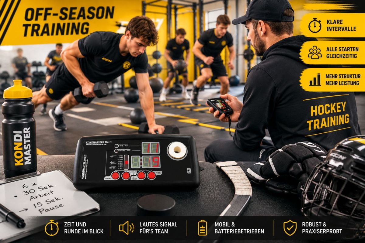 Hockey Timer für die Off-Season: Warum strukturiertes Intervalltraining den Unterschied macht